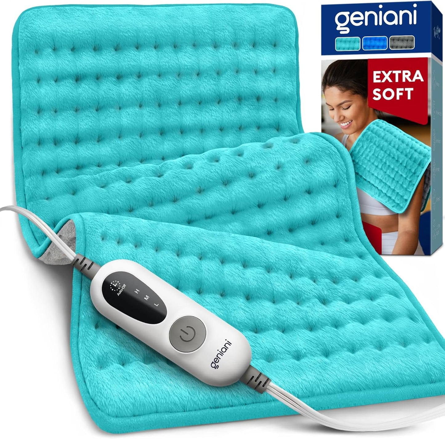 Heating Pad XL, Double-sided, Viridian Green