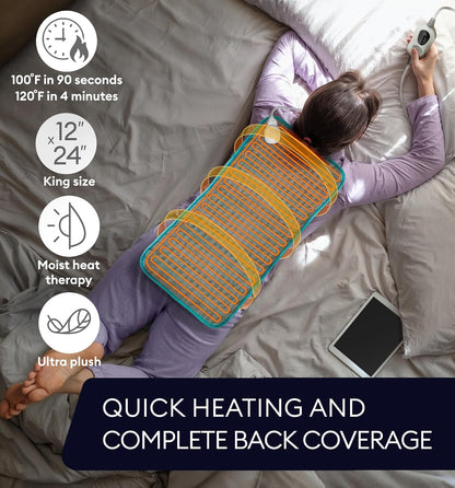 Heating Pad XL, Double-sided, Viridian Green