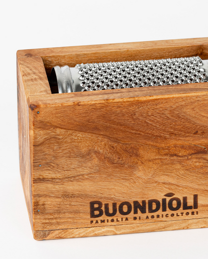 Grattugia piccola in legno d'ulivo