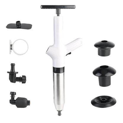 Toilet Plunger High Pressure Drain Plunger Dredge Clog Remover Sewer Pipe Unblocker Air Drain Blaster