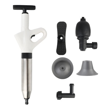 Toilet Plunger High Pressure Drain Plunger Dredge Clog Remover Sewer Pipe Unblocker Air Drain Blaster