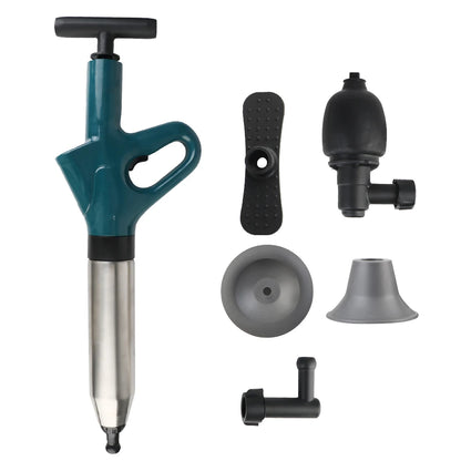 Toilet Plunger High Pressure Drain Plunger Dredge Clog Remover Sewer Pipe Unblocker Air Drain Blaster